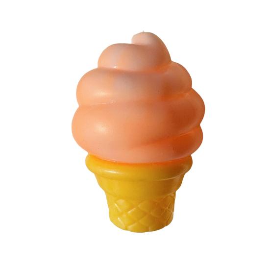 Jellyfish Squeeze Toy Transparent Lemon Toy Stress Relief Ice Cream Anxiety Soft Clear Cube Sensory for Kids Adults