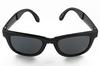 FEEL LIFE Wellington-style Folding Fashion Sunglasses FI7006-1 Black X Smoke