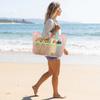 Breathable Shower Tote Bag Foldable Beach Storage Bag Durable Mesh Beach Bag  Swimming Pool