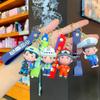 Firefighter Keychain: Cute 3D Traffic Police Pendant, Fashionable Event Gift