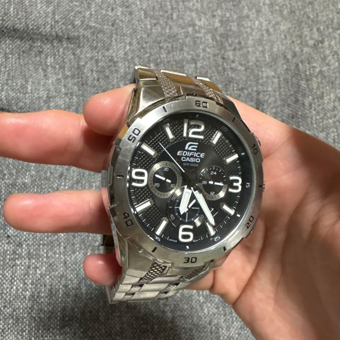 Used EDIFICE CASIO watch WR 100M