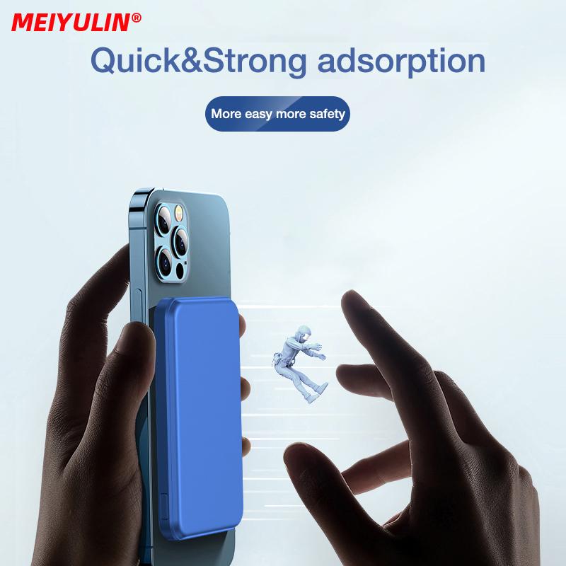 Meiyulin 15 W schnelles kabelloses Ladegerät, magnetische Power Bank, 10000 mAh, tragbarer universeller externer Ersatzakku für iPhone 14 Samsung