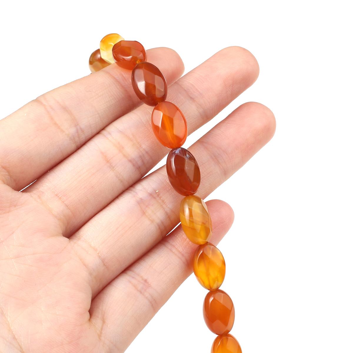 

Изолирующие бусины из натурального камня розовый кварц/унакит овальные граненые бусины для изготовления ювелирных изделий DIY ожерелье браслет серьги аксессуар 12x8x6mm