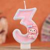 Cartoon Numbers Birthday Candles Cake Decoration Creative Handmade Candles Party Holiday