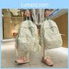 Small College Backpack For Girls With Lightweight Nylon Material And Floral Pattern For School Use