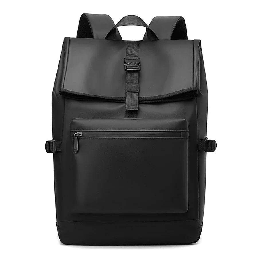

Men Business Backpack Fashion Rucksack High Quality Bagpack 17inch Urban Large Capacity Multifunction Laptop Backpacks Schoolbag 44CM 28CM 14CM чёрный