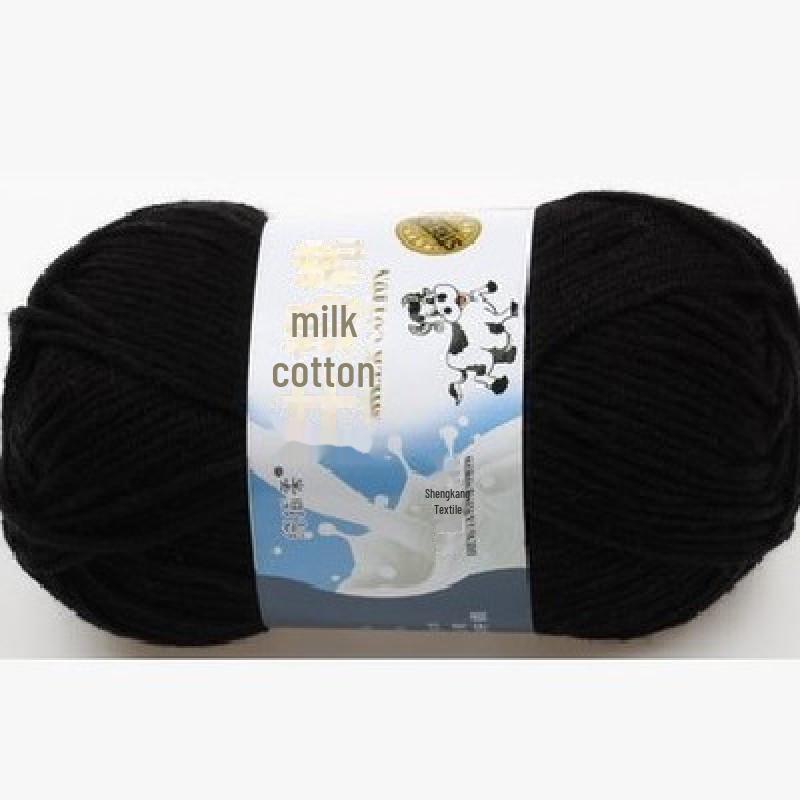 Milk Cotton Yarn Set for DIY Projects: Scarf, Crochet Slippers, Hand-Woven Bags