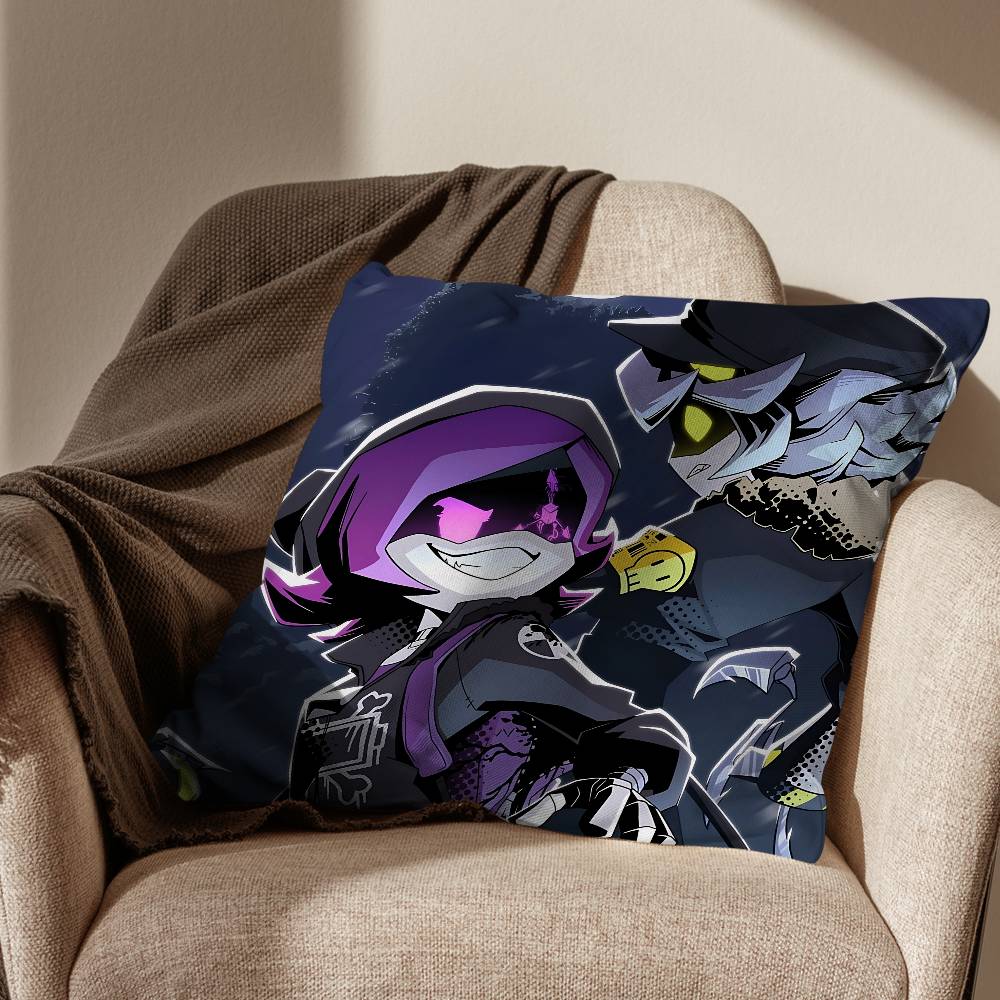 Cool N and Uzi Murder Drones Pillow Case Office Cushions Suitable For Sofa Car Bedroom Decorative Cushion Cover