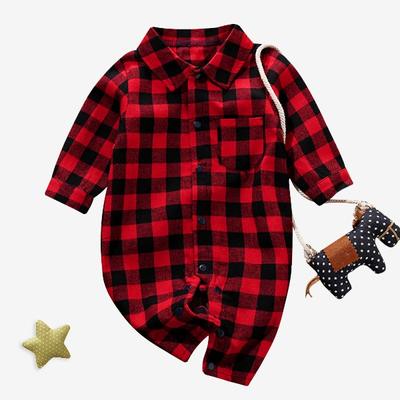 Venese Check Pattern Full Snap Spow Size No. 66, Korea Best Childrens Clothes