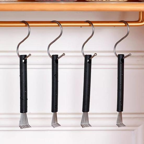 Watermelon Seeds Removal Tool Stainless Steel Watermelon Claw with Handle Fruit Cutting Gadget for Efficiently Cutting Watermelon