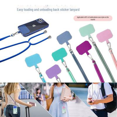 Multicolored Retractable Phone Strap with Adjustable Neck Lanyard