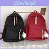 Nylon Student Backpack With Multiple Pockets For Daily Use And Load Reduction