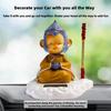 New Car Decoration Solar Energy Decoration Shaking Head Doll Cute Monkey Shape Decoration Gift Creative Interior Automotive