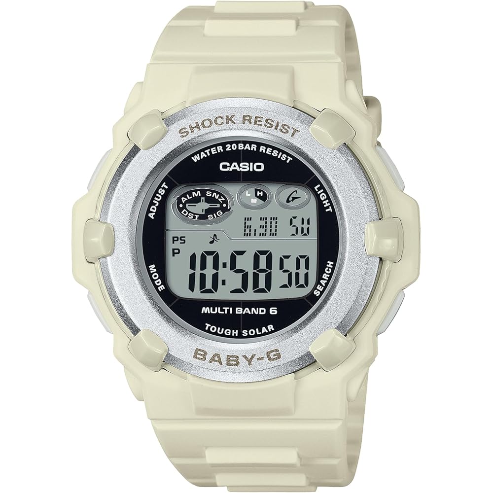 Casio Baby-G BGR-3003NC-7JF Women s Solar Radio-Controlled Watch White