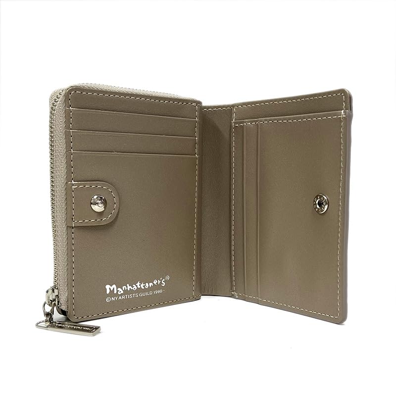 Manhattaner's Top Purse Bifold Wallet 75-1529 Women's Oak