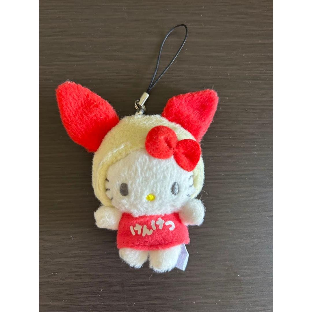 Hello Kitty x Kenketsu-chan Kinki limited mobile mascot
