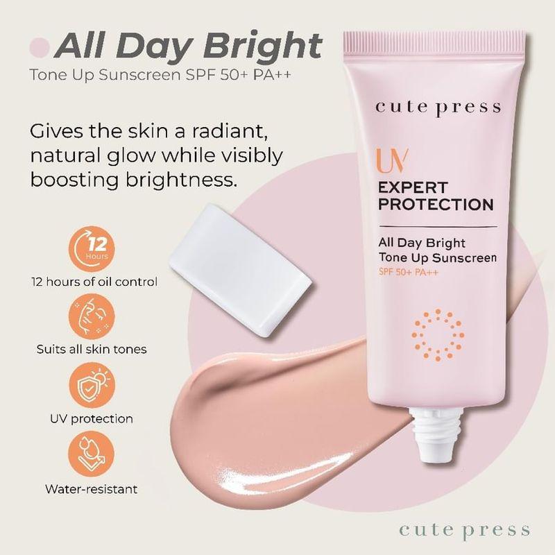 Cute Press - UV Expert Protection Tone Up Sonnencreme LSF 50+ PA++
