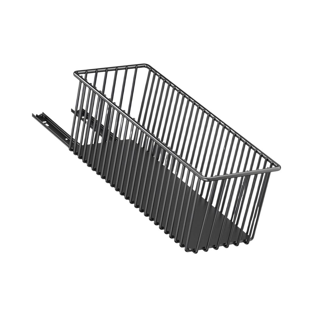 Retractable Storage Basket For Home Organization Ideal For Kitchen Cabinets And Bathroom Shelves Carbon Steel Design