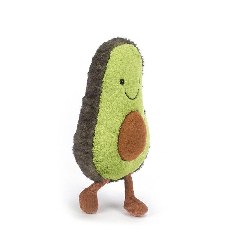 SCIONE Fun Avocado Crossbody Bag Cute Fashion Fruit Plush Soft Shoulder Bag Fashion Personality Messenger Bag