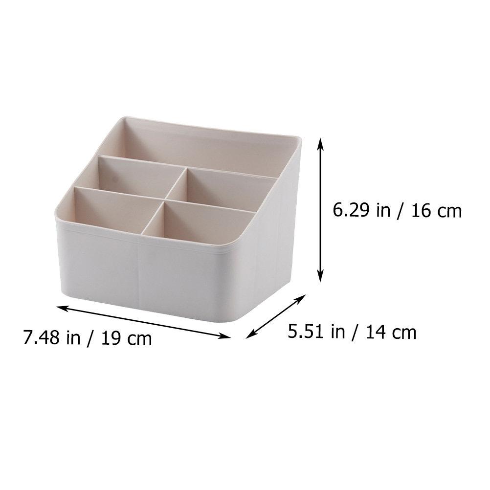 Desktop Storage Organizer Multifunctional Remote-Controller Holder Pen Container for Office Home Sundries Stationery Plastic