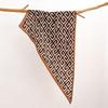 Retro Cotton and Linen Feel Triangular Silk Scarf Women's Four-season Versatile Neck Protection Scarf Headscarf Commuting Accessories Scarf