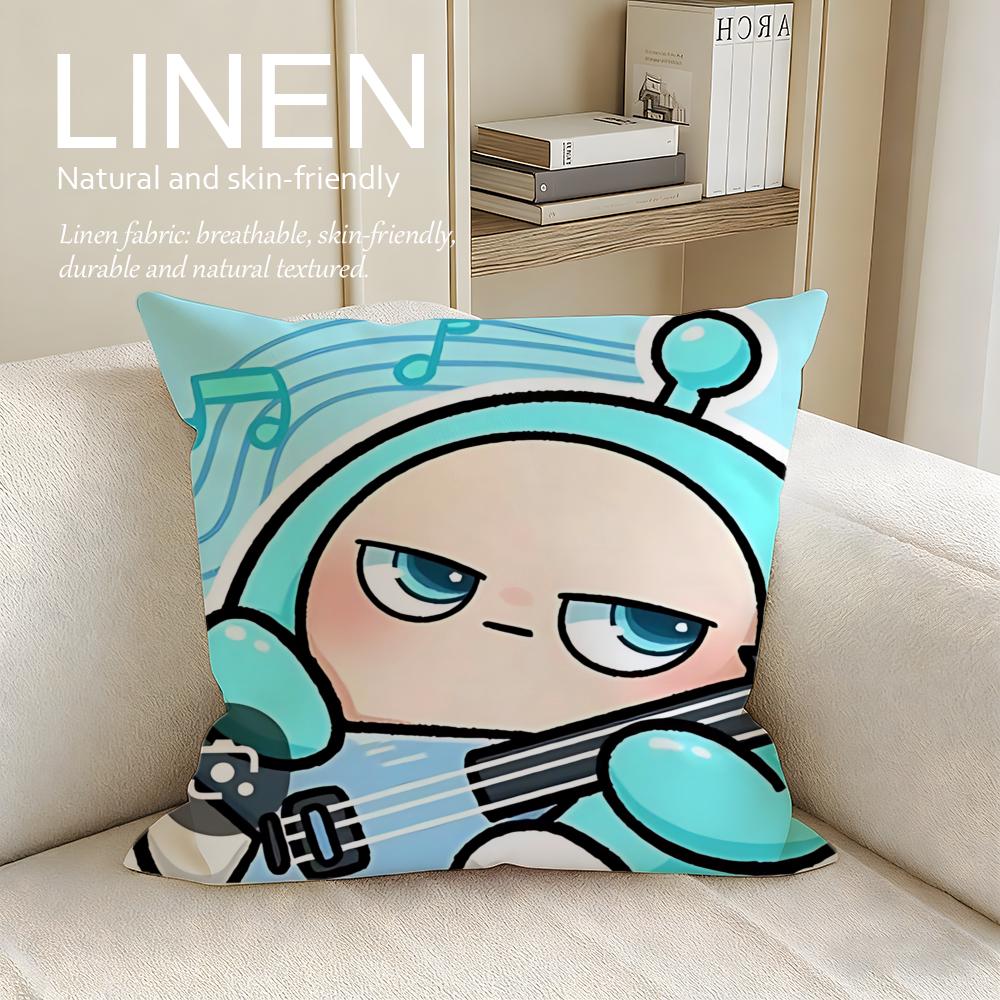 Game Eggy Party Cushion Cover Pillowcase Set Pcs x x Breathable Washable Sofa Cushion Cover