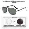 Myopia Sunglasses Men's Fashion Large Frame Myopia Glasses Double Beam Frame Driving Anti-glare High-definition Driving Glasses
