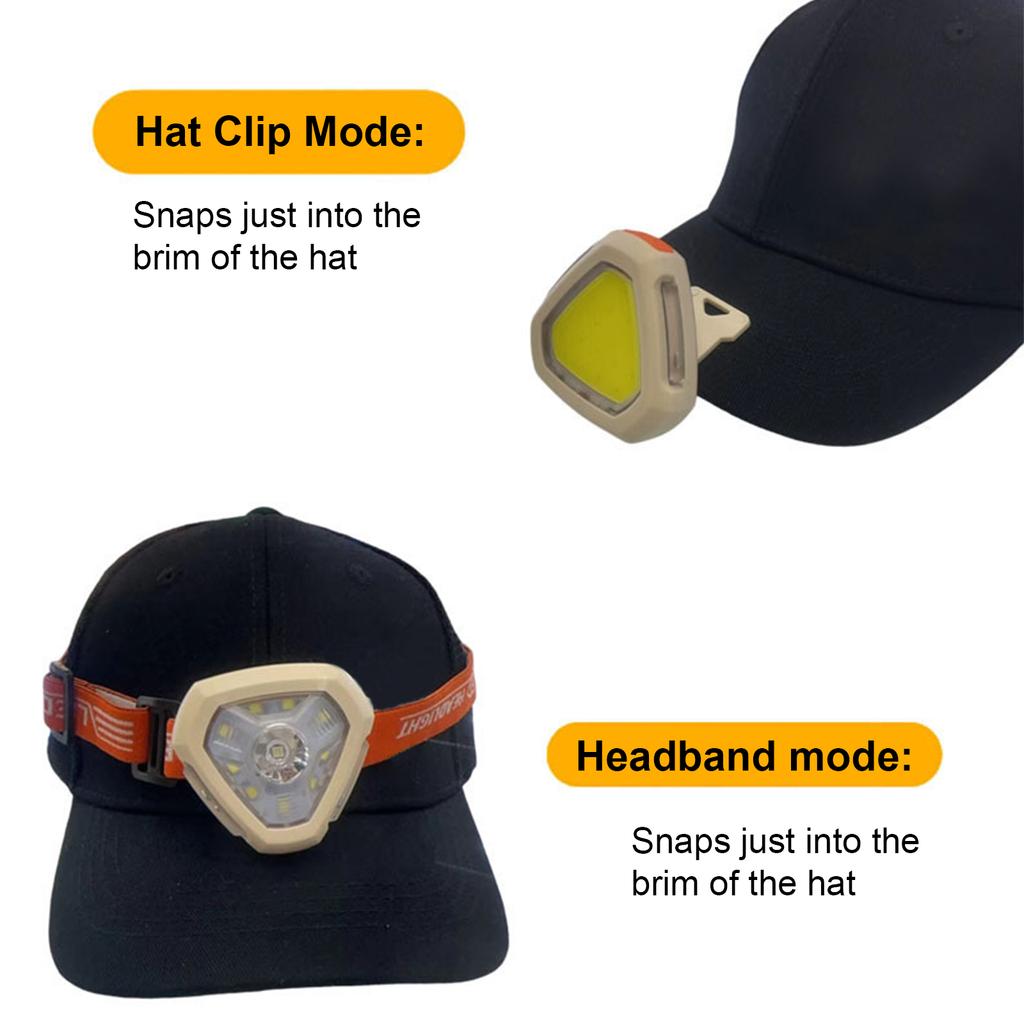 Outdoor Multifunctional Strong Light Mini Portable Headlamp Can Be Used As a Headlamp / Camping