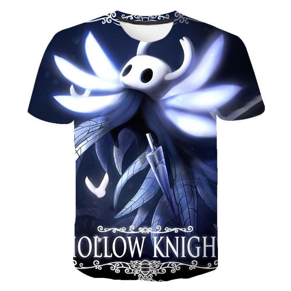 

Модна футболка для чоловіків і жінок Hollow Knight 3D-друк Футболка вільна з коротким рукавом Вуличний одяг Літній повсякденний Дитячі топи Одяг S