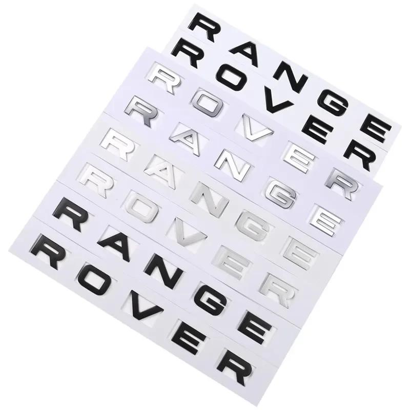 NUOVO Emblema Lettere Range Rover Badge Cofano Auto Adesivo Cofano Per Land Rover Discovery 2 3 4 Range Rover Freelander SVR