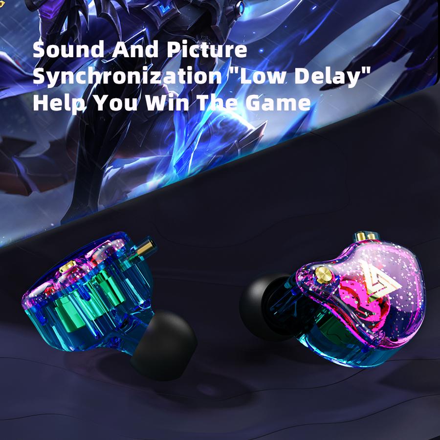 QKZ Original AK6 Pro EDX Pro In Ear Monitor Sport Noise Cancelling Headset 1DD Dynamic Wired Earphones HIFI Bass Earbuds ZST X