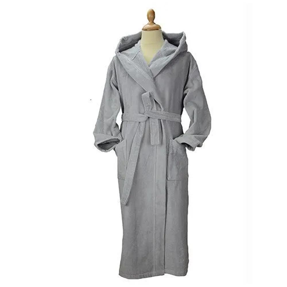 ARTG Womens/Ladies Deluxe Velour Hooded Dressing Gown