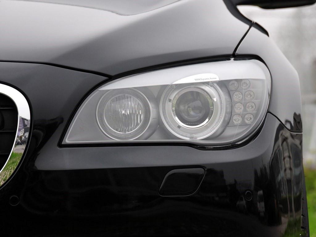 BMW 7 Series F02 Headlight Shell Black Cover (2009-2015)