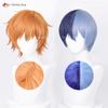 Anime Shinonome Akito Cosplay Perücke Aoyagi Toya Perücken Cosplay Unisex Kurze Perücke Hitzebeständiges Synthetikhaar Halloween + Perückenkappe