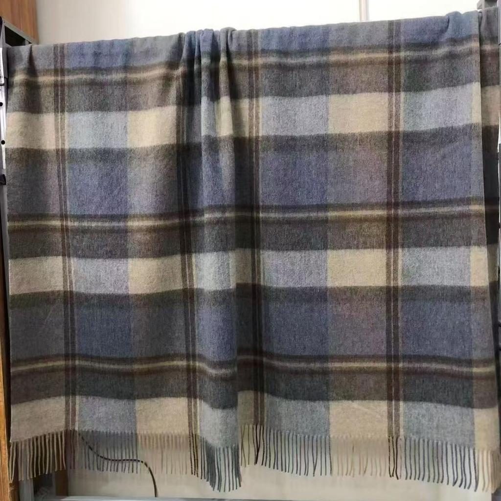 Gezellige Wol Ruit Sjaal