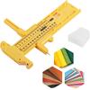 Circle Cutter Paper, Rotary Compass Tool Includes Scale In Cm Safety Cover Blade Pivot Great Scrap Booking Photo Cropping for Cardboard Rubber and