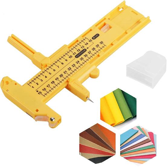 Circle Cutter Paper, Rotary Compass Tool Includes Scale In Cm Safety Cover Blade Pivot Great Scrap Booking Photo Cropping for Cardboard Rubber and