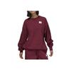 Jordan Relaxed Fleece Crew Neck Sweatshirt Women Tops Cherry-Red DQ4600-645