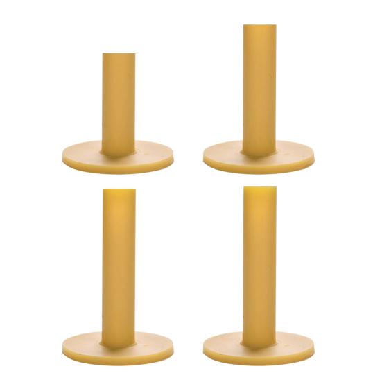 Golf Tees Durable Eco-friendly Lightweight Yellow Rubber Golf Tees for Driving Range