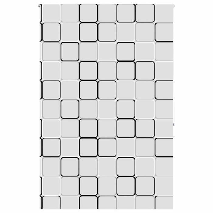 VidaXL Store enrouleur de douche 160x240 cm largeur du tissu 156 cm, store de douche, store enrouleur de rideau de douche, 4014930