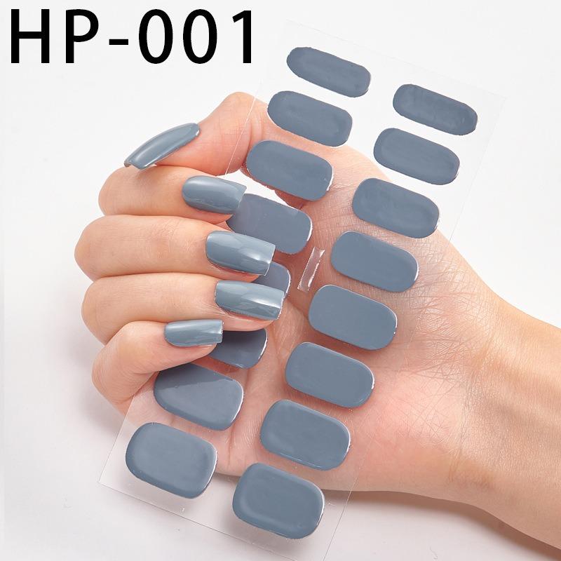 

Гелевые наклейки для ногтей, Полуотвержденные фототерапевтические наклейки для ногтей, Полные наклейки, Водостойкие и долговечные гелевые мягкие наклейки для ногтей HP001
