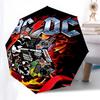 1pc AC/DC GUITAR Automatic Open, Windproof, Compact Travel Umbrella, Gift for Birthday, Christmas, Business 93022