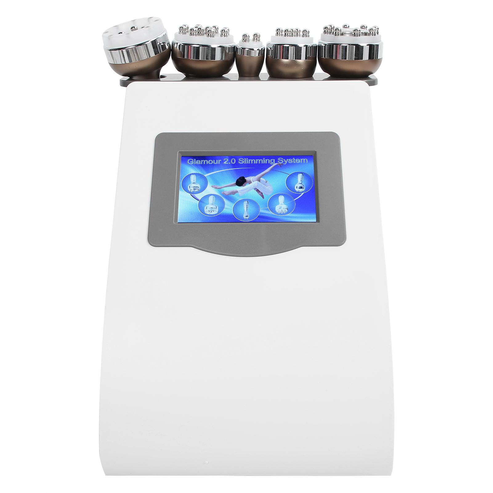 

40K Массажер для похудения тела RF Массажер для удаления целлюлита Косметическое оборудование (Золото UK Plug