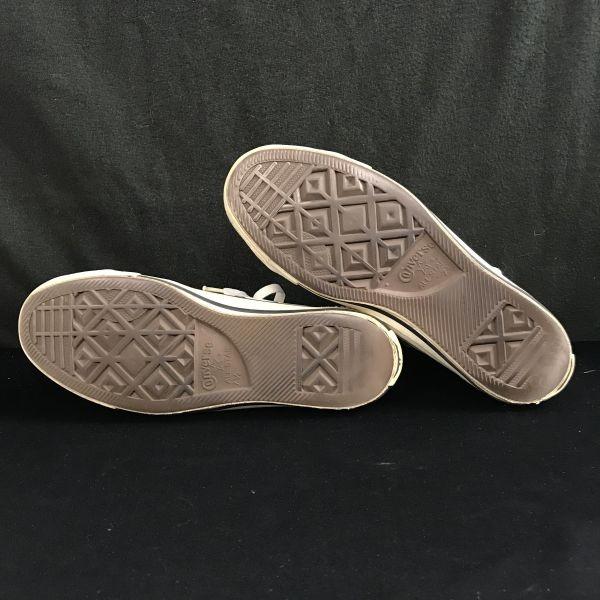 Converse 6X 05 06 02 High Cut Leather Sneakers 7.5 26 White