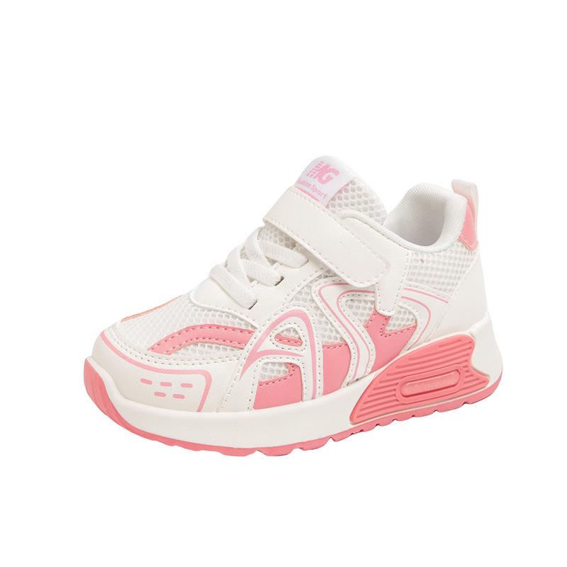 2026 Spring Kids' Breathable Mesh Sports Shoes - Versatile, Fashionable, Soft Sole, Non-slip Casual Footwear for Medium & Large Children