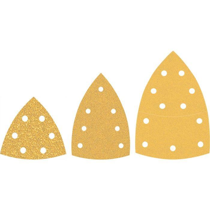 Feuilles abrasives - BOSCH - Expert C470 - 50 feuilles - G 80 - 93x93mm