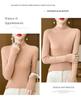 Women's Slim-Fit Half-High Collar Knitted Sweater for Autumn/Winter - Versatile and Comfortable
