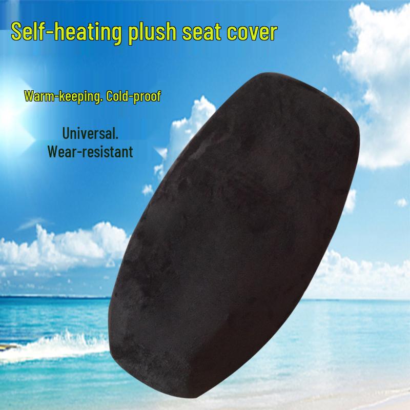 Plush Self-Heating Winter Seat Cover for Electric Vehicles