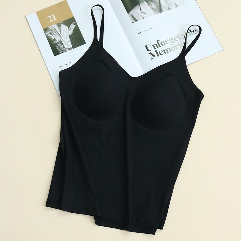 

Женская шелковая майка Tangge Mulberry: Высокоэластичный, свободный крой с интегрированной подкладкой-чашкой XL