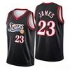 23 Basketballtrøje Philadelphia Ærmeløs Tanktop Hurtigtørrende Sport Streetwear Fans Træningsvest Hvid Blå Familie Matching
